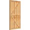 Ekena Millwork Framed Board-n-Batten Shutters w/Z-Bar, Rough Sawn Western Red Cedar, 26 7/8W x 50H, PR RBF06Z26X050RWR - alternate 4